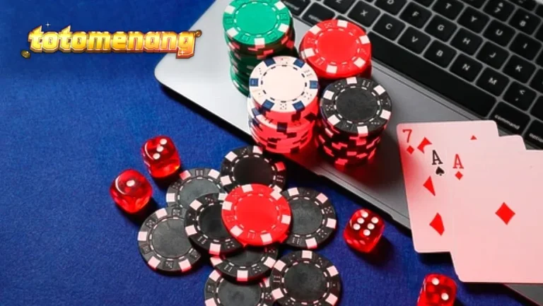 Ilustrasi konsep permainan slot daring yang bertanggung jawab